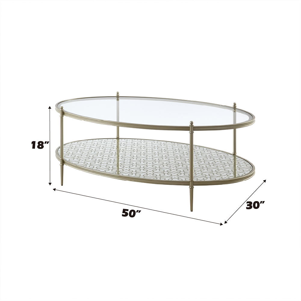 Zaba Glass Top Occasional Tables & TV Stand