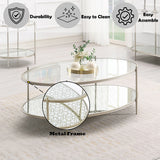 Zaba Glass Top Occasional Tables & TV Stand