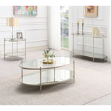 Zaba Glass Top Occasional Tables & TV Stand