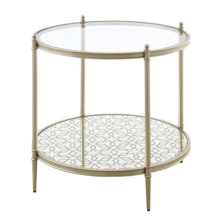 Zaba Glass Top Occasional Tables & TV Stand