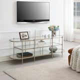 Zaba Glass Top Occasional Tables & TV Stand