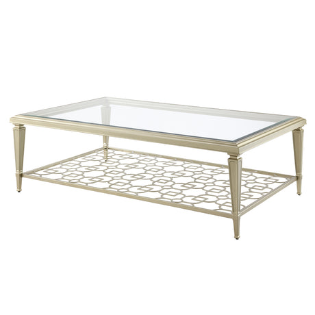 Zaba Glass Top Occasional Tables & TV Stand