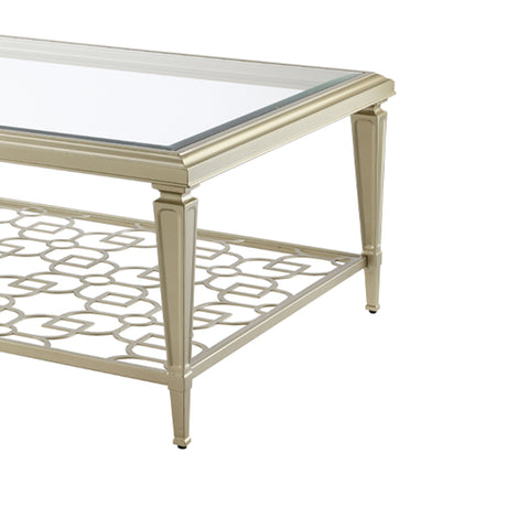 Zaba Glass Top Occasional Tables & TV Stand