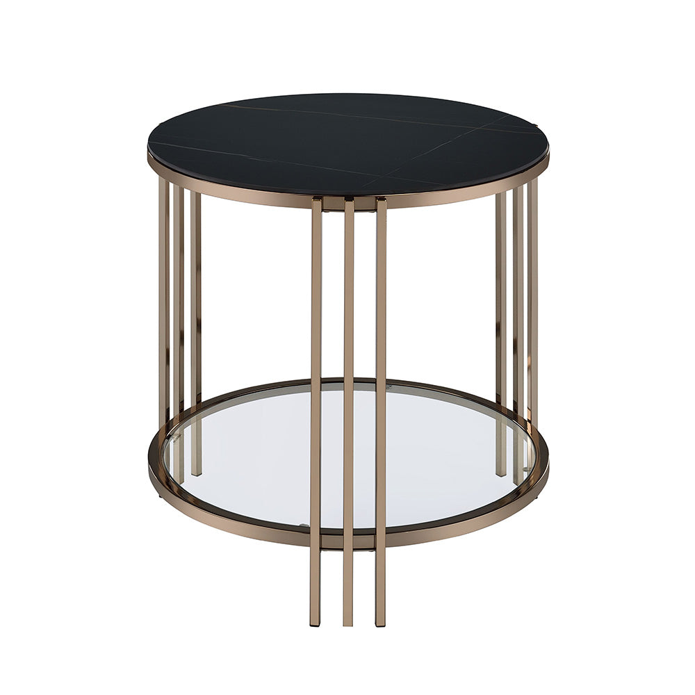 Abisha Round Coffee & End Table