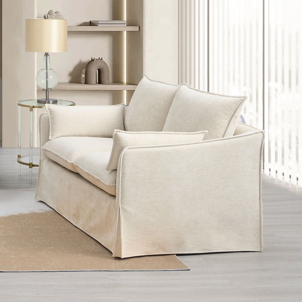 Shane Slipcovered Sofa, Loveseat & Chair