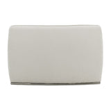 Sahara Curved Boucle Sectional & Round Ottoman