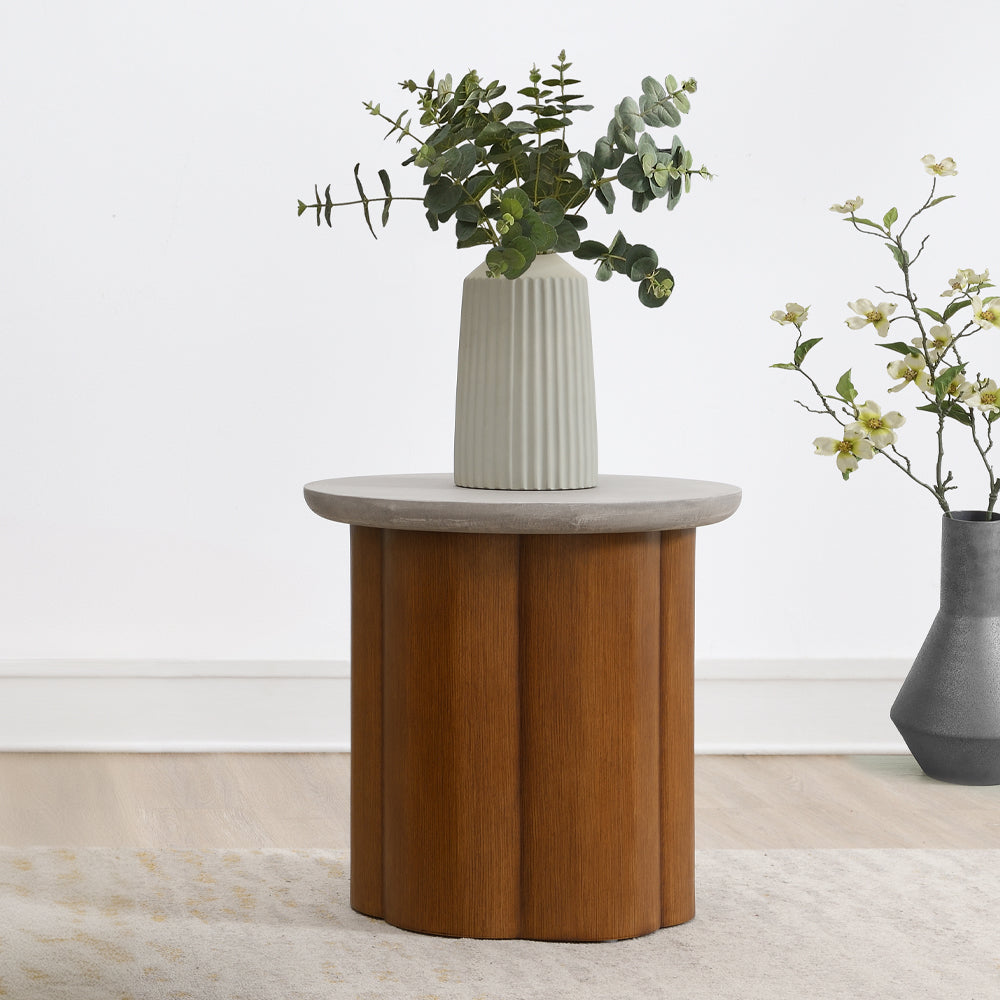 Evelyn Round End Table