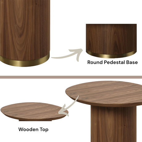 Willene Ceramic Top Coffee Table, End Table & TV Stand