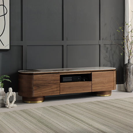 Willene Ceramic Top Coffee Table, End Table & TV Stand