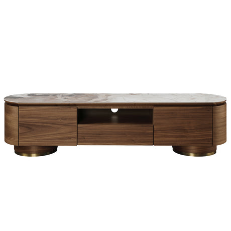 Willene Ceramic Top Coffee Table, End Table & TV Stand