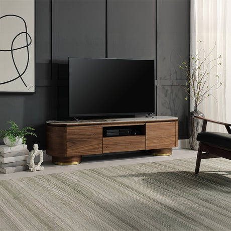 Willene Ceramic Top Coffee Table, End Table & TV Stand