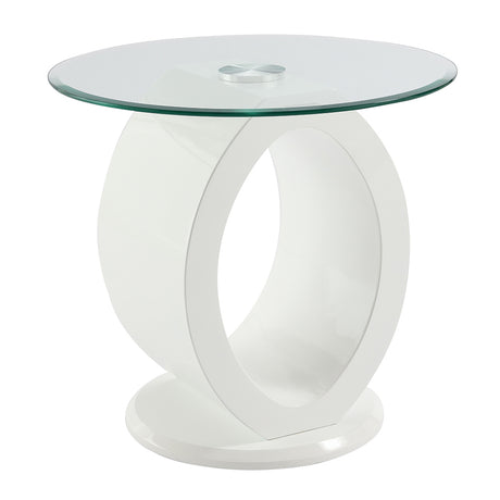 Larry Glass Top End & Sofa Tables
