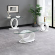 Larry Glass Top End & Sofa Tables