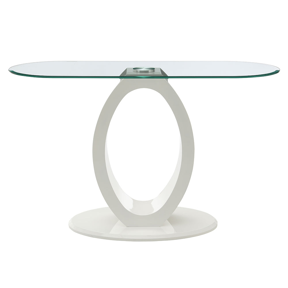 Larry Glass Top End & Sofa Tables