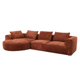 Aceso Sectional Sofa with 4 Pillows
