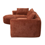 Aceso Sectional Sofa with 4 Pillows