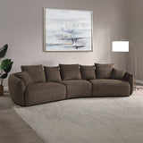 Bash Curved Boucle Sofa