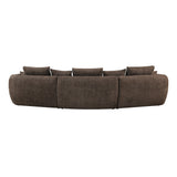 Bash Curved Boucle Sofa