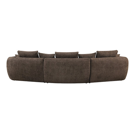Bash Curved Boucle Sofa