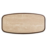 Kasha Travertine Top Coffee & End Table