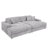 Hilde Corduroy Sectional Sofa & Chaise