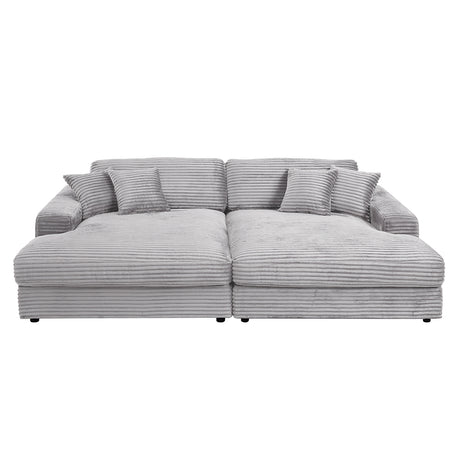 Hilde Corduroy Sectional Sofa & Chaise