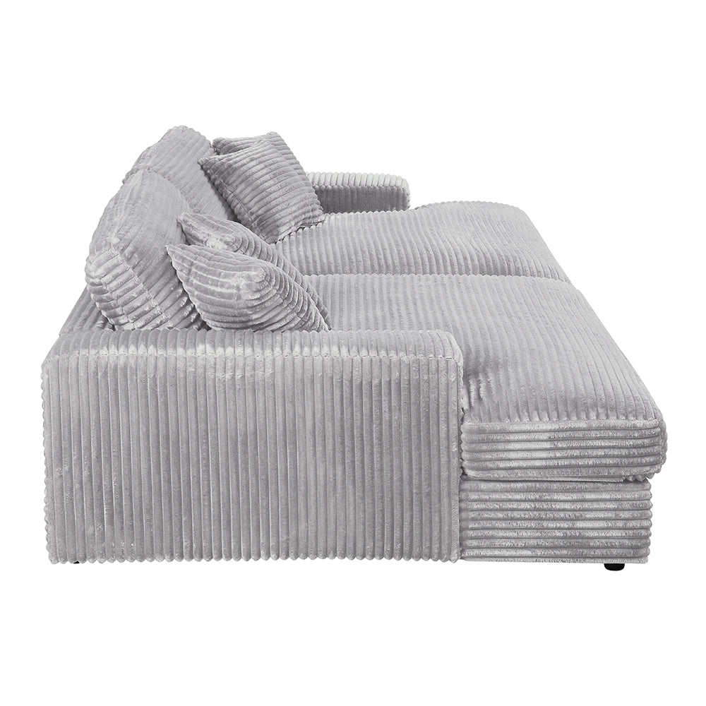Hilde Corduroy Sectional Sofa & Chaise