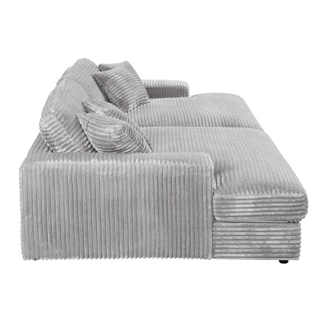 Hilde Corduroy Sectional Sofa & Chaise