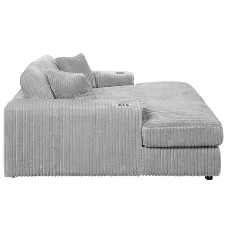 Hilde Corduroy Sectional Sofa & Chaise