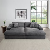Hilde Corduroy Sectional Sofa & Chaise