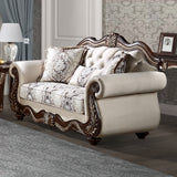 Pierce Traditional Loveseat, Chair & Coffee Table