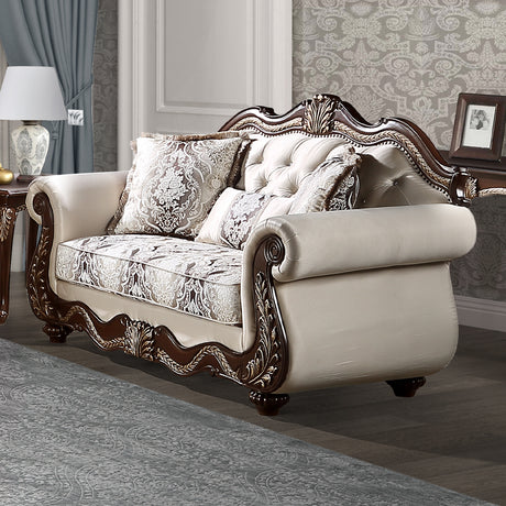 Pierce Traditional Loveseat, Chair & Coffee Table