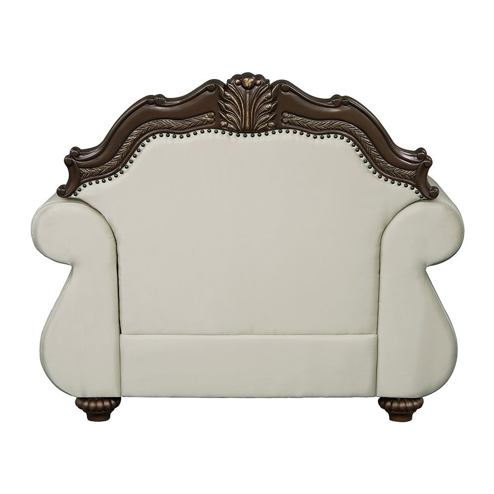 Pierce Traditional Loveseat, Chair & Coffee Table
