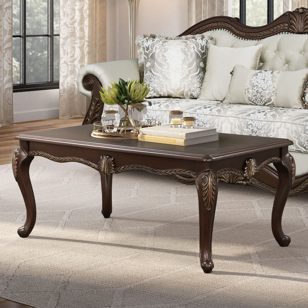 Pierce Traditional Loveseat, Chair & Coffee Table