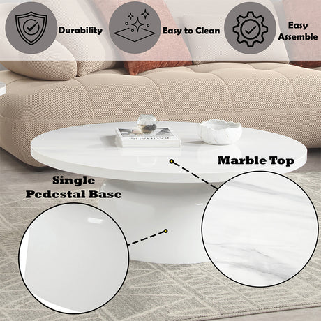 Zaid Round Coffee & End Table