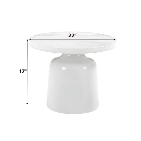 Zaid Round Coffee & End Table