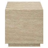 Deon Natural Travertine Coffee & End Table