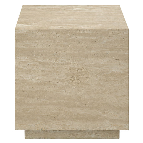 Deon Natural Travertine Coffee & End Table