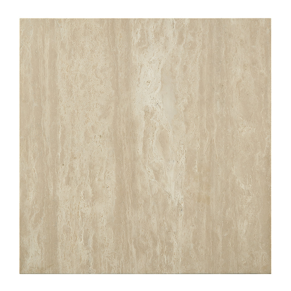 Deon Natural Travertine Coffee & End Table