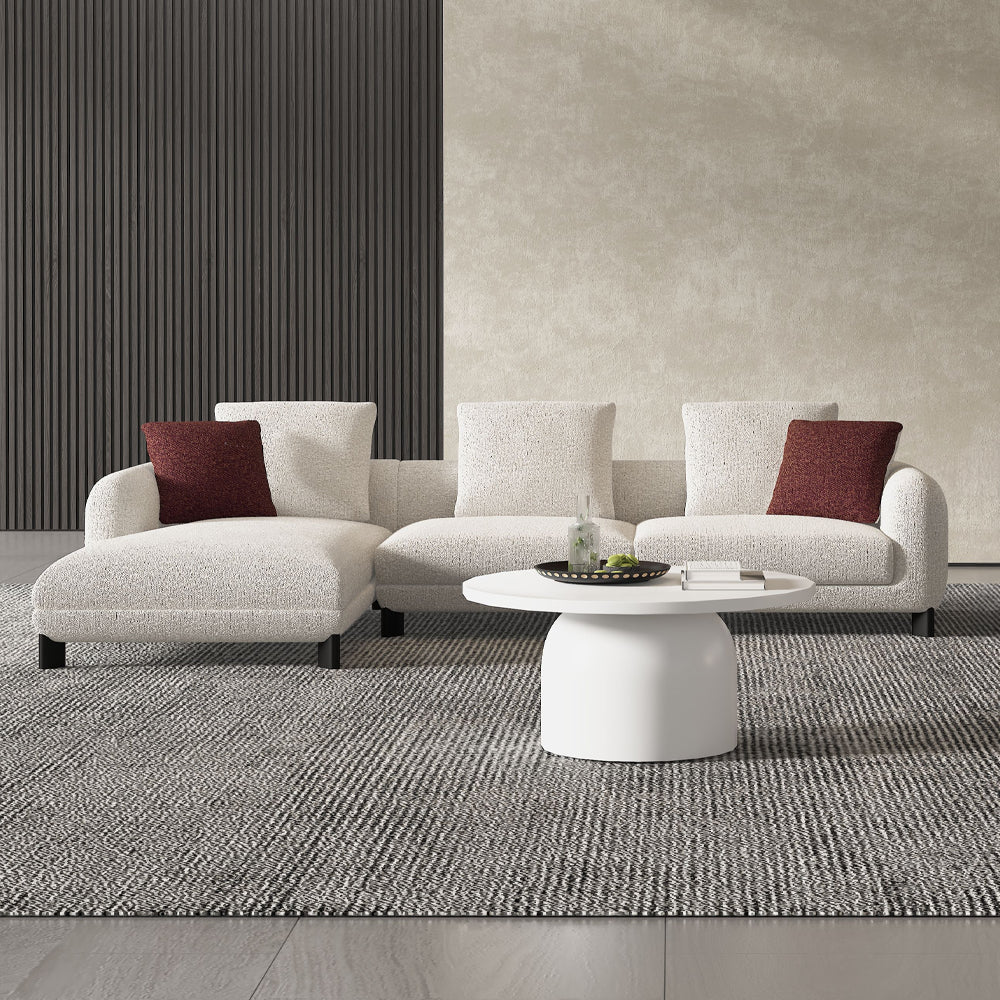 Mardi Boucle Sectional, Sofa & Chair