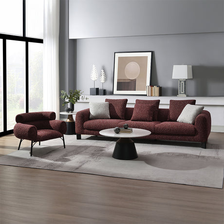Mardi Boucle Sectional, Sofa & Chair