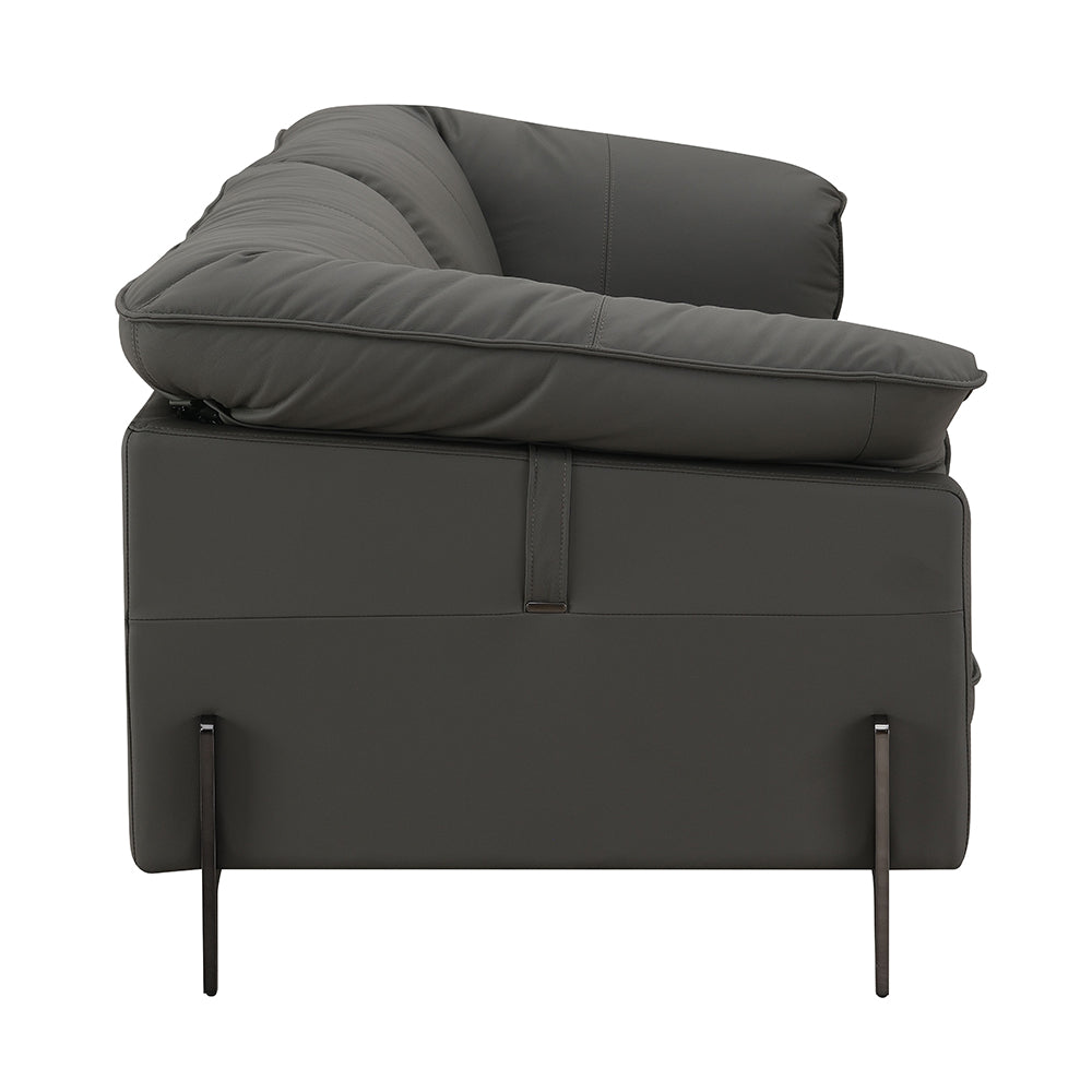 Tadi Modern Leather Sofa, Loveseat & Chair
