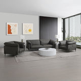 Tadi Modern Leather Sofa, Loveseat & Chair