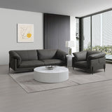 Tadi Modern Leather Sofa, Loveseat & Chair