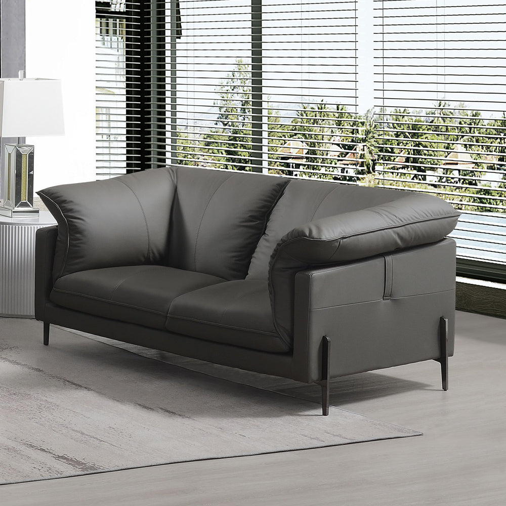 Tadi Modern Leather Sofa, Loveseat & Chair