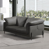 Tadi Modern Leather Sofa, Loveseat & Chair