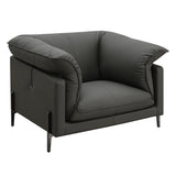 Tadi Modern Leather Sofa, Loveseat & Chair
