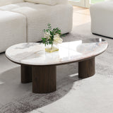 Hanale Natural Marble Coffee, End & Console Tables