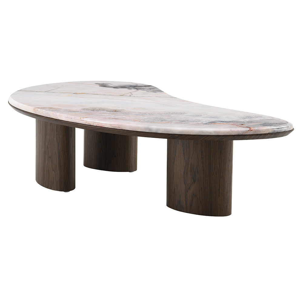 Hanale Natural Marble Coffee, End & Console Tables