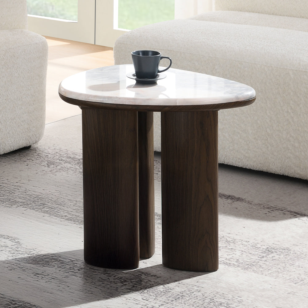 Hanale Natural Marble Coffee, End & Console Tables